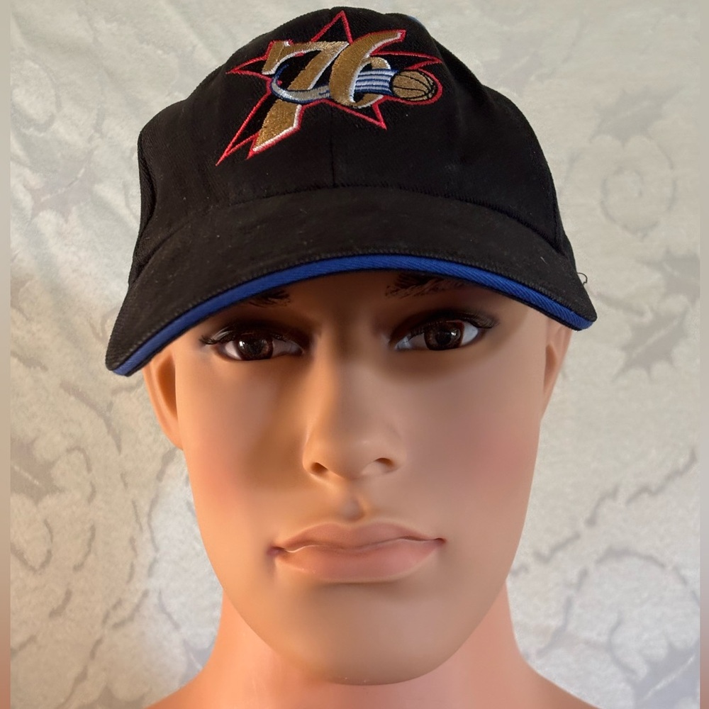 NBA Elevation Philadelphia 76ers 100% Cotton Black Cap (Good Condition)